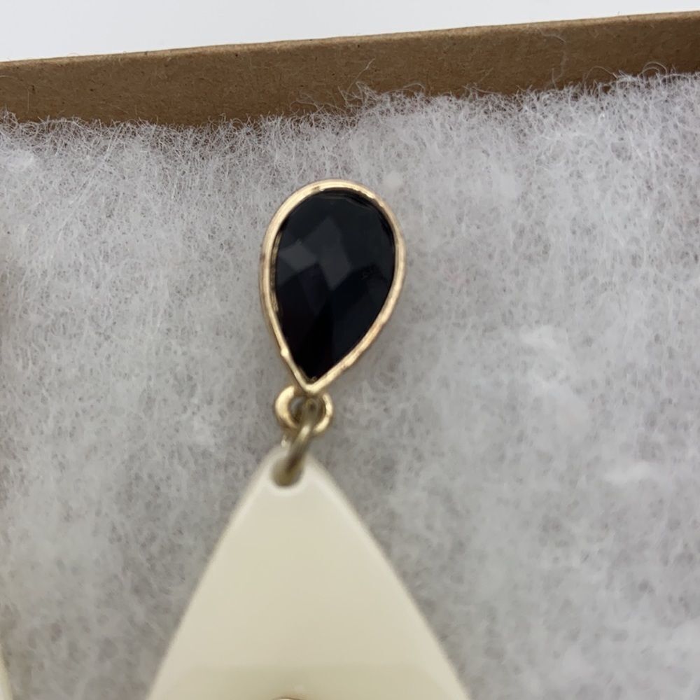 Statement Bejeweled Drop Dangle Stud Earrings - image 5